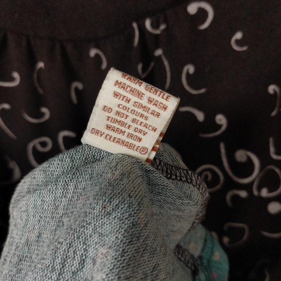 Aryeh for Anthropologie Abstract Cats and Swirls Sweater Dress - Women's Small - Picture 5 of 8